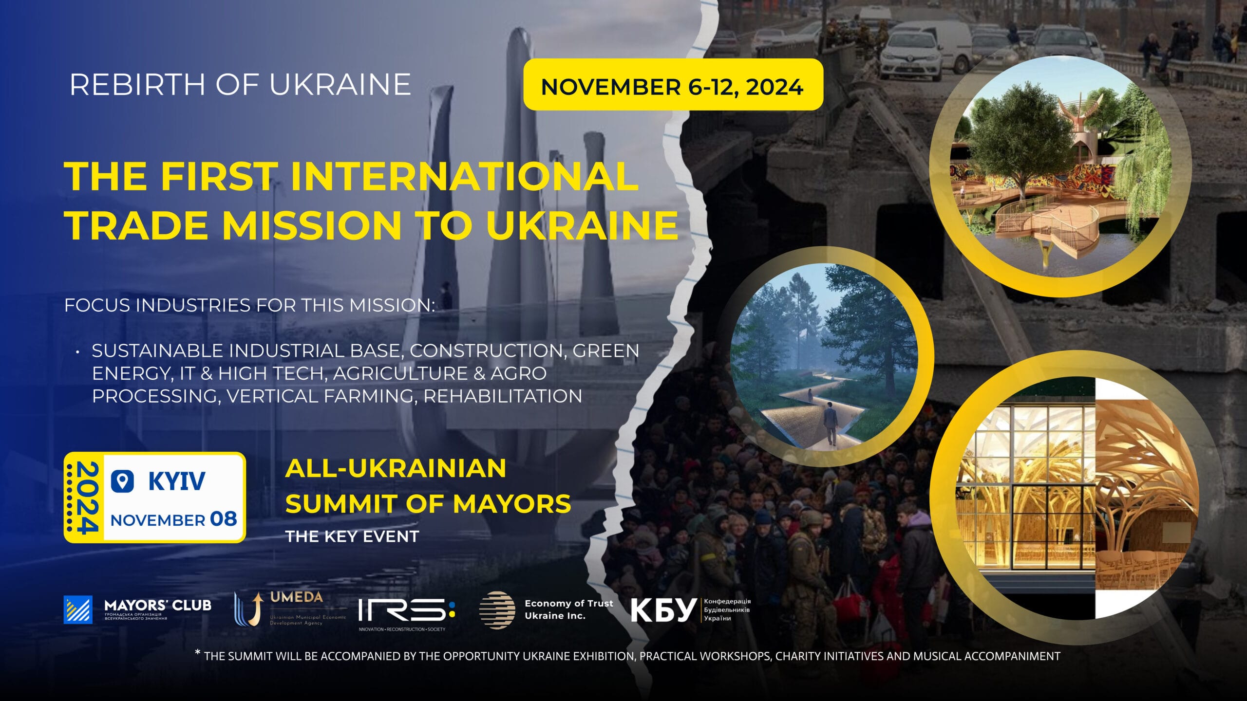 The First International REBIRTH OF UKRAINE Trade Mission to Ukraine