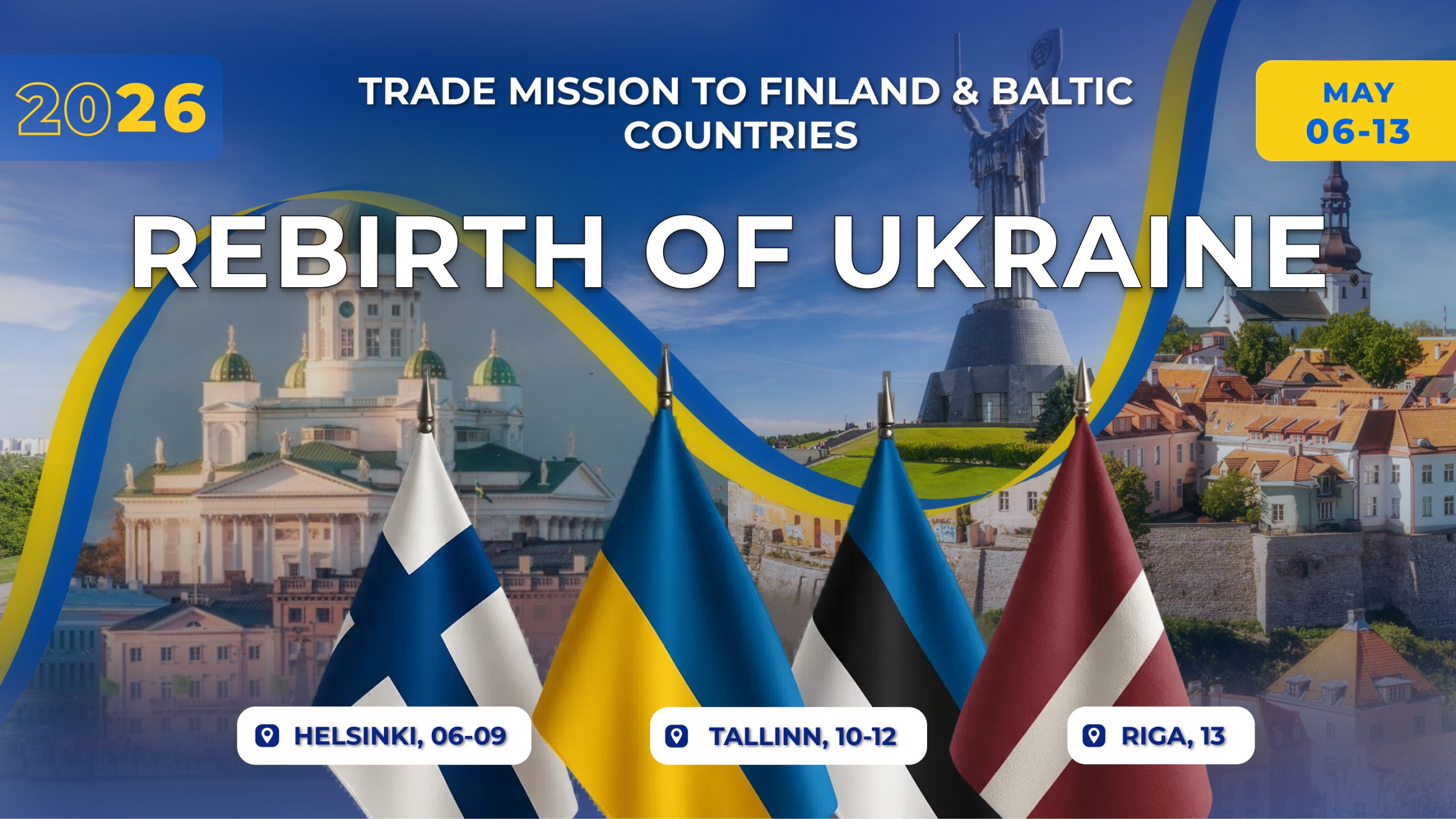 The Trade Mission REBIRTH OF UKRAINE to Finland & Baltic Countries